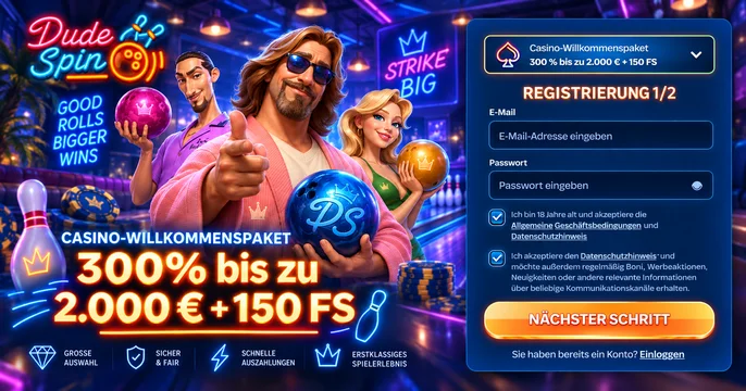 Dudespins Casino Login